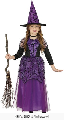 Costume bambina strega maga - costume,