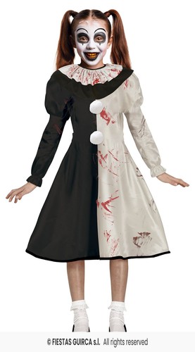 Costume bambina pagliaccio - costume,