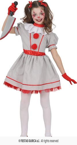 Costume bambina pagliaccio - costume,