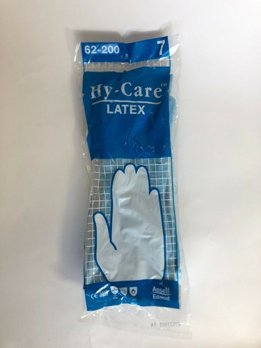 Guanti hycare lattice azzurri - lattice,