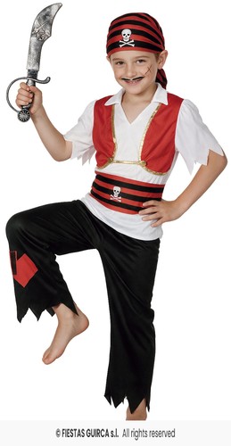 Costume bambino pirata - costume,
