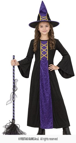 Costume bambina strega maga - costume,